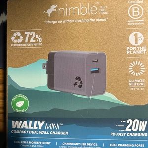 COMPACT DUAL WALLCHARGER